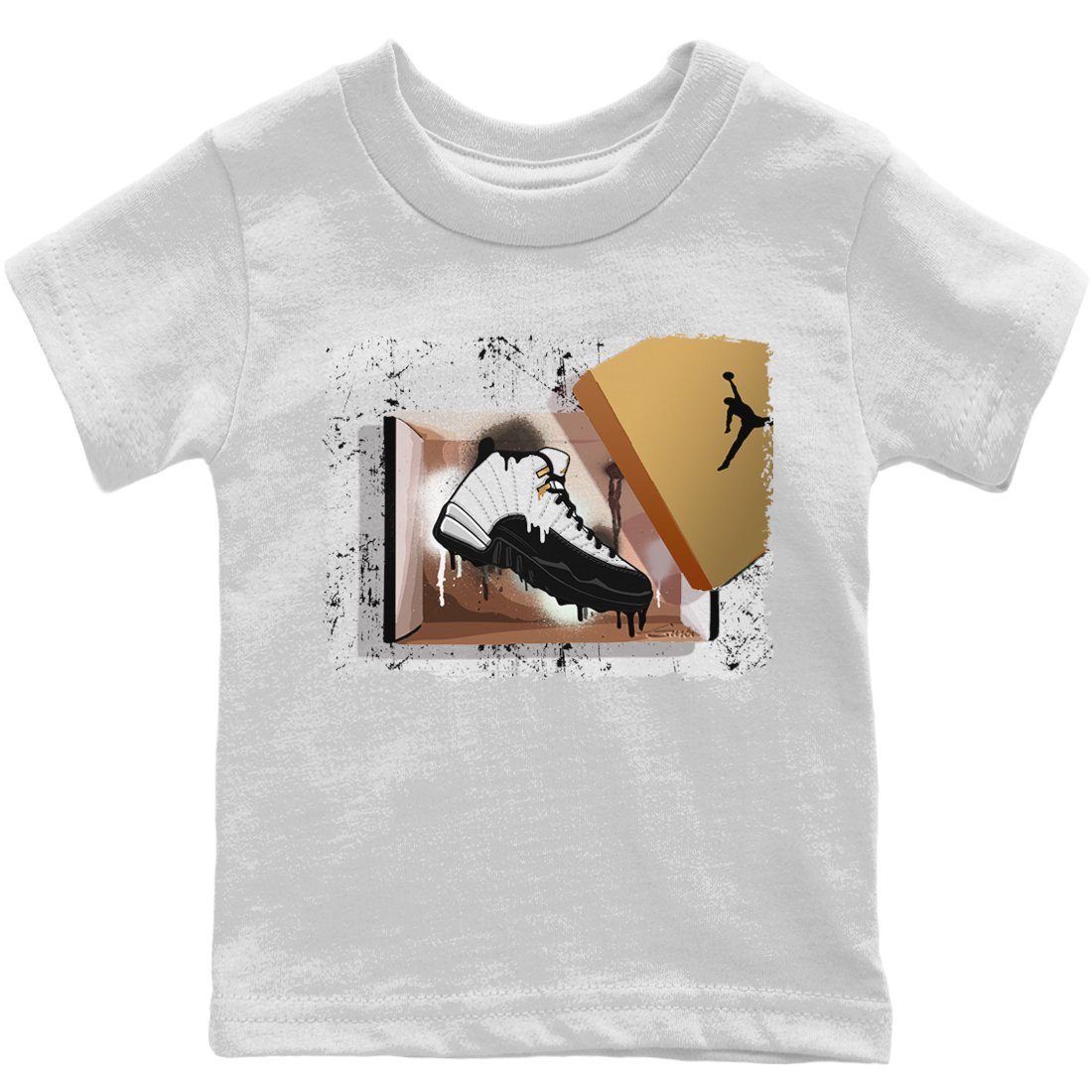Jordan 12 Royalty Sneaker Match Tees New Kicks Sneaker Tees Jordan 12 Royalty Sneaker Release Tees Kids Shirts