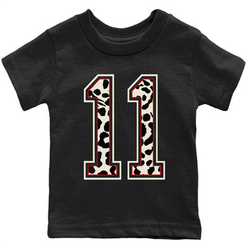 Jordan 11 Animal Instinct Sneaker Match Tees Number 11 Sneaker Tees Jordan 11 Animal Instinct Sneaker Release Tees Kids Shirts