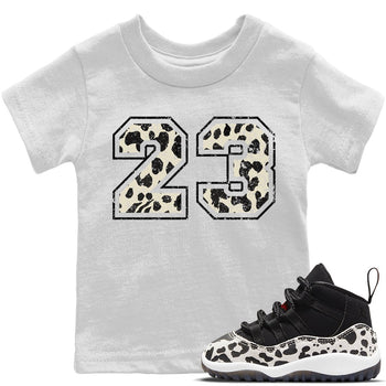 Jordan 11 Animal Instinct Sneaker Match Tees Number 23 Sneaker Tees Jordan 11 Animal Instinct Sneaker Release Tees Kids Shirts