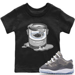 Jordan 11 Cool Grey Sneaker Match Tees Bucket Sneaker Tees Jordan 11 Cool Grey Sneaker Release Tees Kids Shirts
