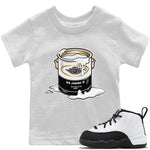 Jordan 12 Royalty Sneaker Match Tees Bucket Sneaker Tees Jordan 12 Royalty Sneaker Release Tees Kids Shirts