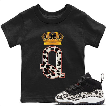 Jordan 11 Animal Instinct Sneaker Match Tees Queen Crown Sneaker Tees Jordan 11 Animal Instinct Sneaker Release Tees Kids Shirts