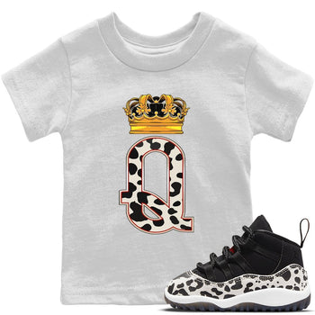 Jordan 11 Animal Instinct Sneaker Match Tees Queen Crown Sneaker Tees Jordan 11 Animal Instinct Sneaker Release Tees Kids Shirts