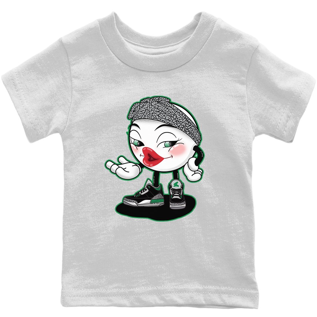 Jordan 3 Pine Green Sneaker Match Tees Sexy Emoji Sneaker Tees Jordan 3 Pine Green Sneaker Release Tees Kids Shirts