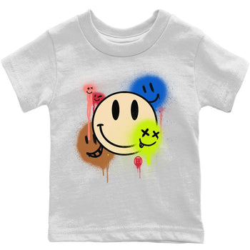 Jordan 4 Wild Things Sneaker Match Tees Smile Painting Sneaker Tees Jordan 4 Wild Things Sneaker Release Tees Kids Shirts
