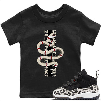 Jordan 11 Animal Instinct Sneaker Match Tees Snake Sneaker Tees Jordan 11 Animal Instinct Sneaker Release Tees Kids Shirts