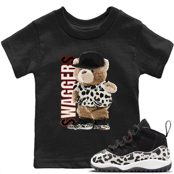 Jordan 11 Animal Instinct Sneaker Match Tees Bear Swaggers Sneaker Tees Jordan 11 Animal Instinct Sneaker Release Tees Kids Shirts