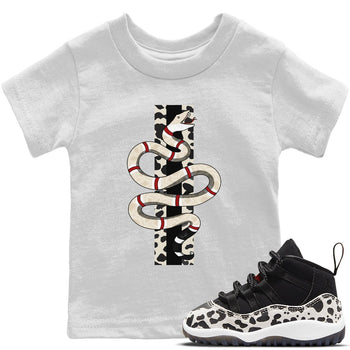 Jordan 11 Animal Instinct Sneaker Match Tees Snake Sneaker Tees Jordan 11 Animal Instinct Sneaker Release Tees Kids Shirts