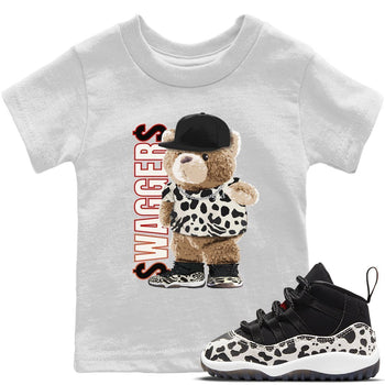 Jordan 11 Animal Instinct Sneaker Match Tees Bear Swaggers Sneaker Tees Jordan 11 Animal Instinct Sneaker Release Tees Kids Shirts