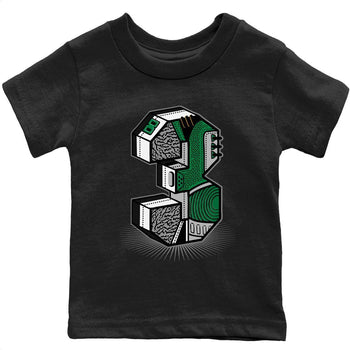 Jordan 3 Pine Green Sneaker Match Tees Three Statue Sneaker Tees Jordan 3 Pine Green Sneaker Release Tees Kids Shirts