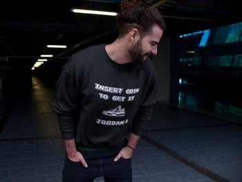 Jordan 4 Military Black Sneaker Match Tees Insert Coin Sneaker Tees Jordan 4 Military Black Sneaker Release Tees Unisex Shirts