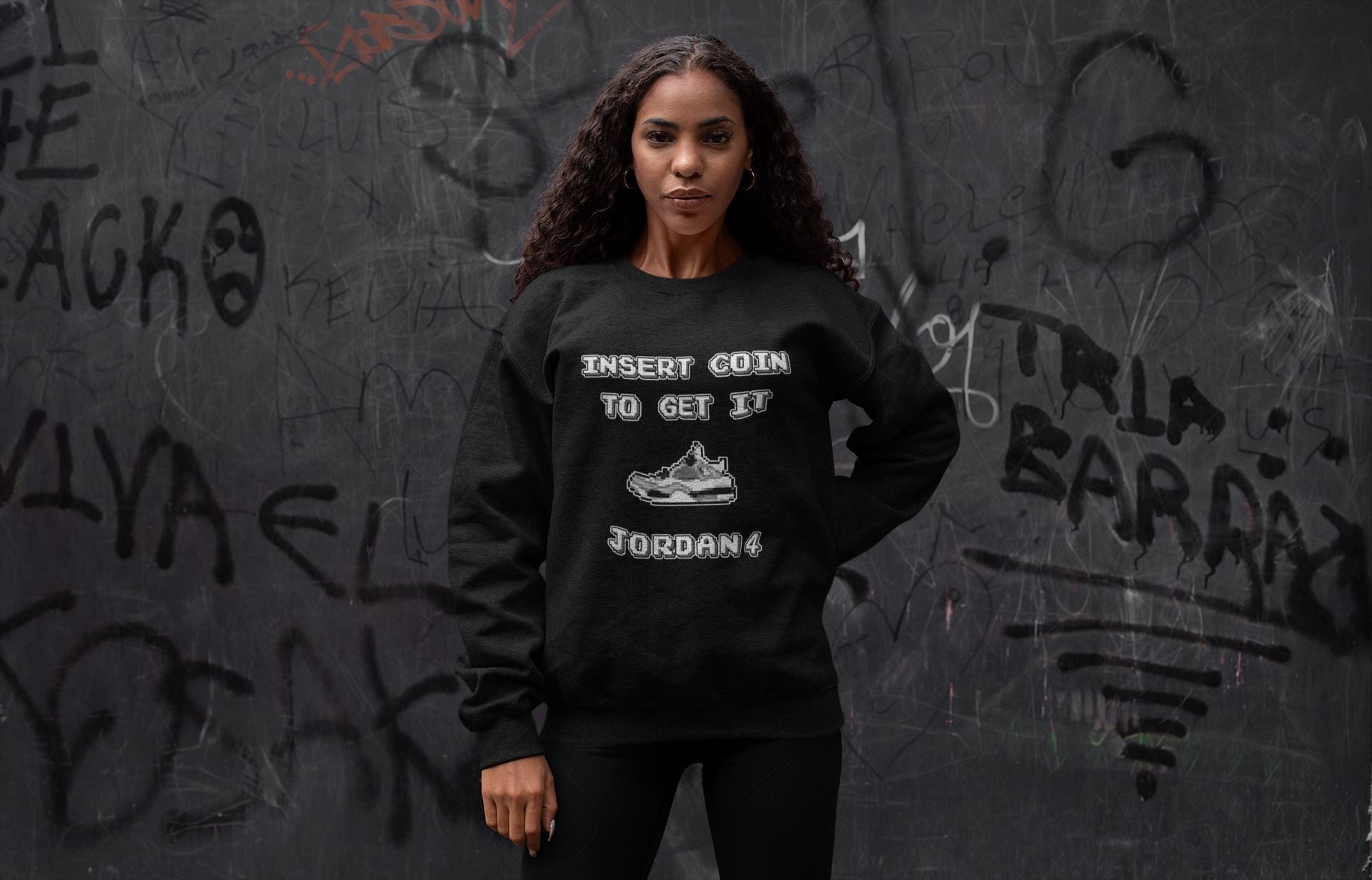 Jordan 4 Military Black Sneaker Match Tees Insert Coin Sneaker Tees Jordan 4 Military Black Sneaker Release Tees Unisex Shirts