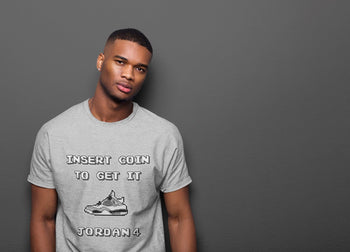 Jordan 4 Military Black Sneaker Match Tees Insert Coin Sneaker Tees Jordan 4 Military Black Sneaker Release Tees Unisex Shirts