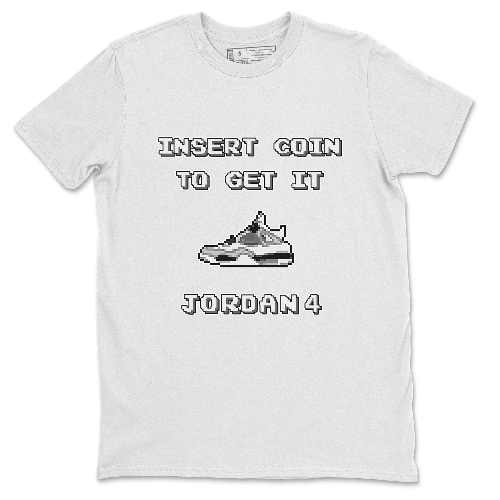 Jordan 4 Military Black Sneaker Match Tees Insert Coin Sneaker Tees Jordan 4 Military Black Sneaker Release Tees Unisex Shirts