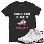 Jordan 6 Red Velvet Cookies Sneaker Match Tees Insert Coin Sneaker Tees Jordan 6 Red Velvet Cookies Sneaker Release Tees Unisex Shirts