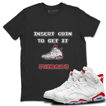 Jordan 6 Red Velvet Cookies Sneaker Match Tees Insert Coin Sneaker Tees Jordan 6 Red Velvet Cookies Sneaker Release Tees Unisex Shirts