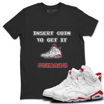 Jordan 6 Red Velvet Cookies Sneaker Match Tees Insert Coin Sneaker Tees Jordan 6 Red Velvet Cookies Sneaker Release Tees Unisex Shirts