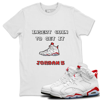 Jordan 6 Red Velvet Cookies Sneaker Match Tees Insert Coin Sneaker Tees Jordan 6 Red Velvet Cookies Sneaker Release Tees Unisex Shirts