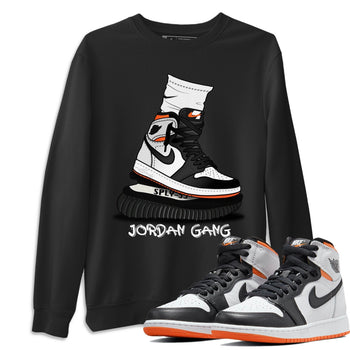 Jordan 1 Electro Orange Sneaker Match Tees Jordan Gang Sneaker Tees Jordan 1 Electro Orange Sneaker Release Tees Unisex Shirts