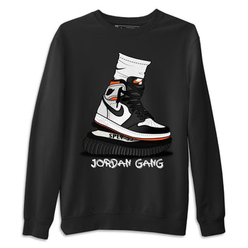 Jordan 1 Electro Orange Sneaker Match Tees Jordan Gang Sneaker Tees Jordan 1 Electro Orange Sneaker Release Tees Unisex Shirts
