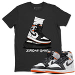 Jordan 1 Electro Orange Sneaker Match Tees Jordan Gang Sneaker Tees Jordan 1 Electro Orange Sneaker Release Tees Unisex Shirts
