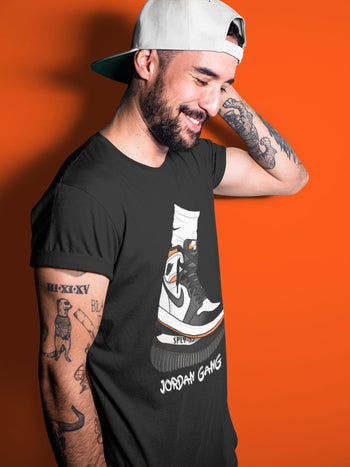 Jordan 1 Electro Orange Sneaker Match Tees Jordan Gang Sneaker Tees Jordan 1 Electro Orange Sneaker Release Tees Unisex Shirts