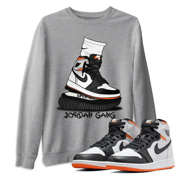 Jordan 1 Electro Orange Sneaker Match Tees Jordan Gang Sneaker Tees Jordan 1 Electro Orange Sneaker Release Tees Unisex Shirts