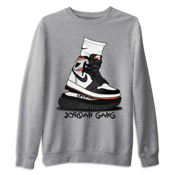 Jordan 1 Electro Orange Sneaker Match Tees Jordan Gang Sneaker Tees Jordan 1 Electro Orange Sneaker Release Tees Unisex Shirts