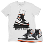 Jordan 1 Electro Orange Sneaker Match Tees Jordan Gang Sneaker Tees Jordan 1 Electro Orange Sneaker Release Tees Unisex Shirts