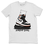 Jordan 1 Electro Orange Sneaker Match Tees Jordan Gang Sneaker Tees Jordan 1 Electro Orange Sneaker Release Tees Unisex Shirts