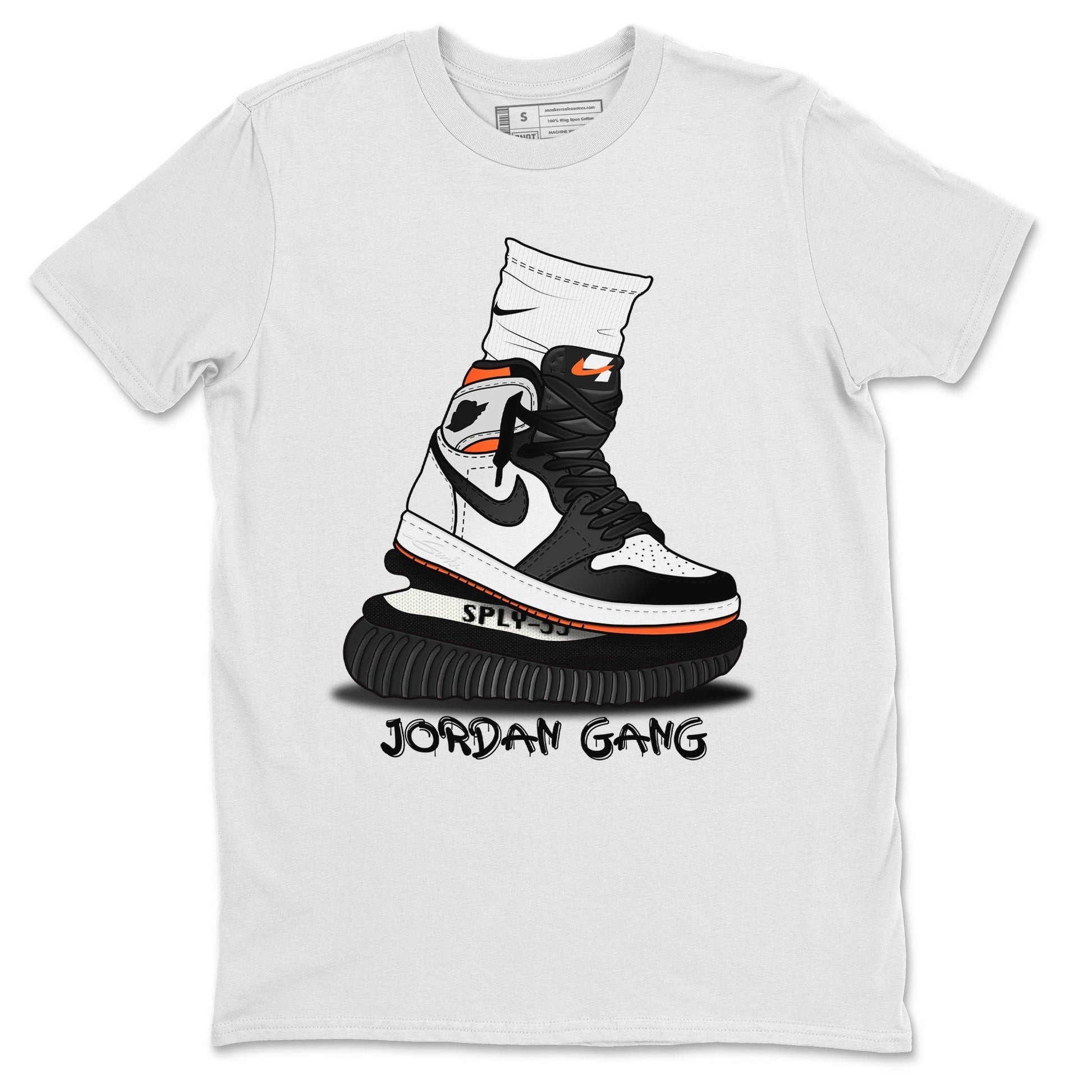 Jordan 1 Electro Orange Sneaker Match Tees Jordan Gang Sneaker Tees Jordan 1 Electro Orange Sneaker Release Tees Unisex Shirts