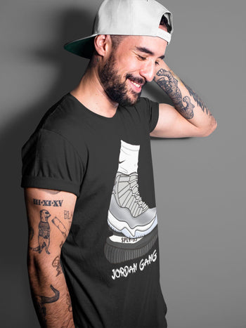 Jordan 11 Cool Grey Sneaker Match Tees Jordan Gang Sneaker Tees Jordan 11 Cool Grey Sneaker Release Tees Unisex Shirts