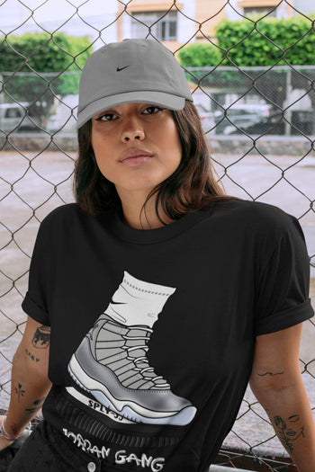 Jordan 11 Cool Grey Sneaker Match Tees Jordan Gang Sneaker Tees Jordan 11 Cool Grey Sneaker Release Tees Unisex Shirts