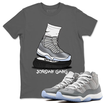 Jordan 11 Cool Grey Sneaker Match Tees Jordan Gang Sneaker Tees Jordan 11 Cool Grey Sneaker Release Tees Unisex Shirts