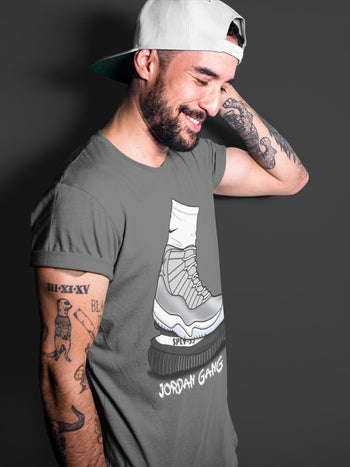 Jordan 11 Cool Grey Sneaker Match Tees Jordan Gang Sneaker Tees Jordan 11 Cool Grey Sneaker Release Tees Unisex Shirts