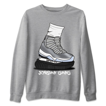 Jordan 11 Cool Grey Sneaker Match Tees Jordan Gang Sneaker Tees Jordan 11 Cool Grey Sneaker Release Tees Unisex Shirts