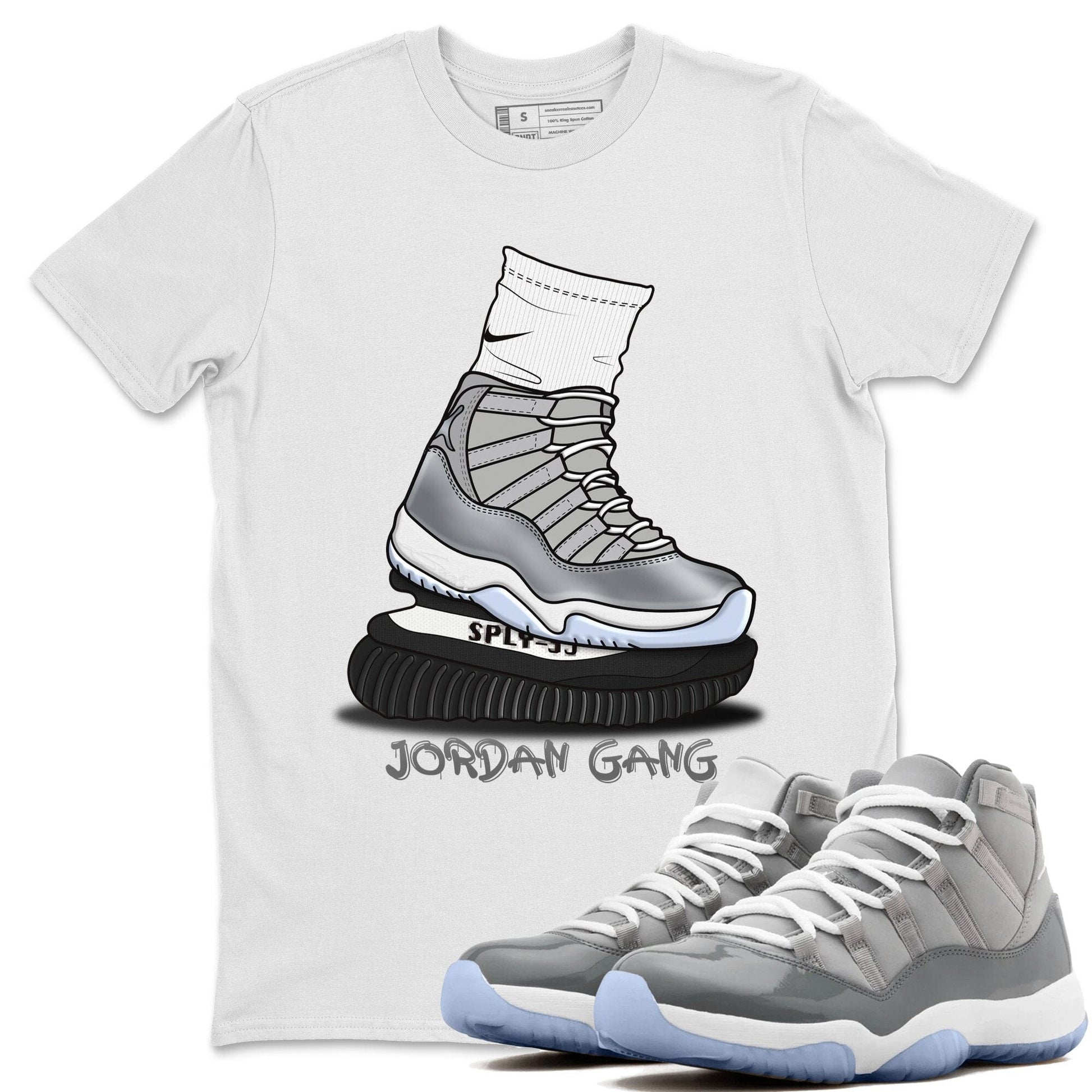 Jordan 11 Cool Grey Sneaker Match Tees Jordan Gang Sneaker Tees Jordan 11 Cool Grey Sneaker Release Tees Unisex Shirts