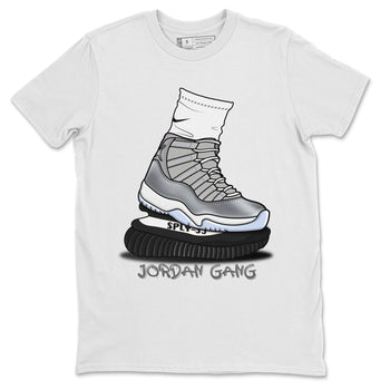 Jordan 11 Cool Grey Sneaker Match Tees Jordan Gang Sneaker Tees Jordan 11 Cool Grey Sneaker Release Tees Unisex Shirts