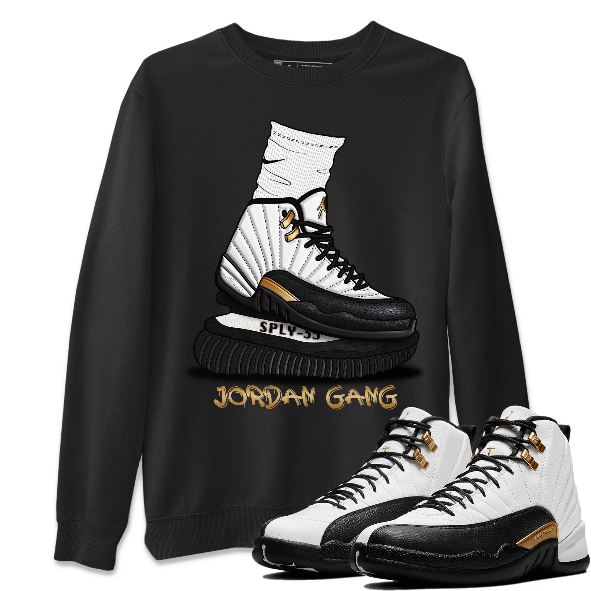 Jordan 12 Royalty Sneaker Match Tees Jordan Gang Sneaker Tees Jordan 12 Royalty Sneaker Release Tees Unisex Shirts
