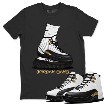 Jordan 12 Royalty Sneaker Match Tees Jordan Gang Sneaker Tees Jordan 12 Royalty Sneaker Release Tees Unisex Shirts