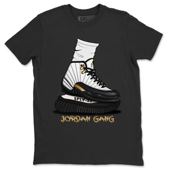 Jordan 12 Royalty Sneaker Match Tees Jordan Gang Sneaker Tees Jordan 12 Royalty Sneaker Release Tees Unisex Shirts