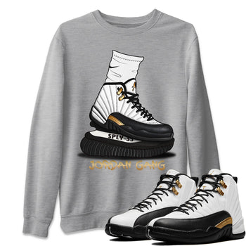Jordan 12 Royalty Sneaker Match Tees Jordan Gang Sneaker Tees Jordan 12 Royalty Sneaker Release Tees Unisex Shirts