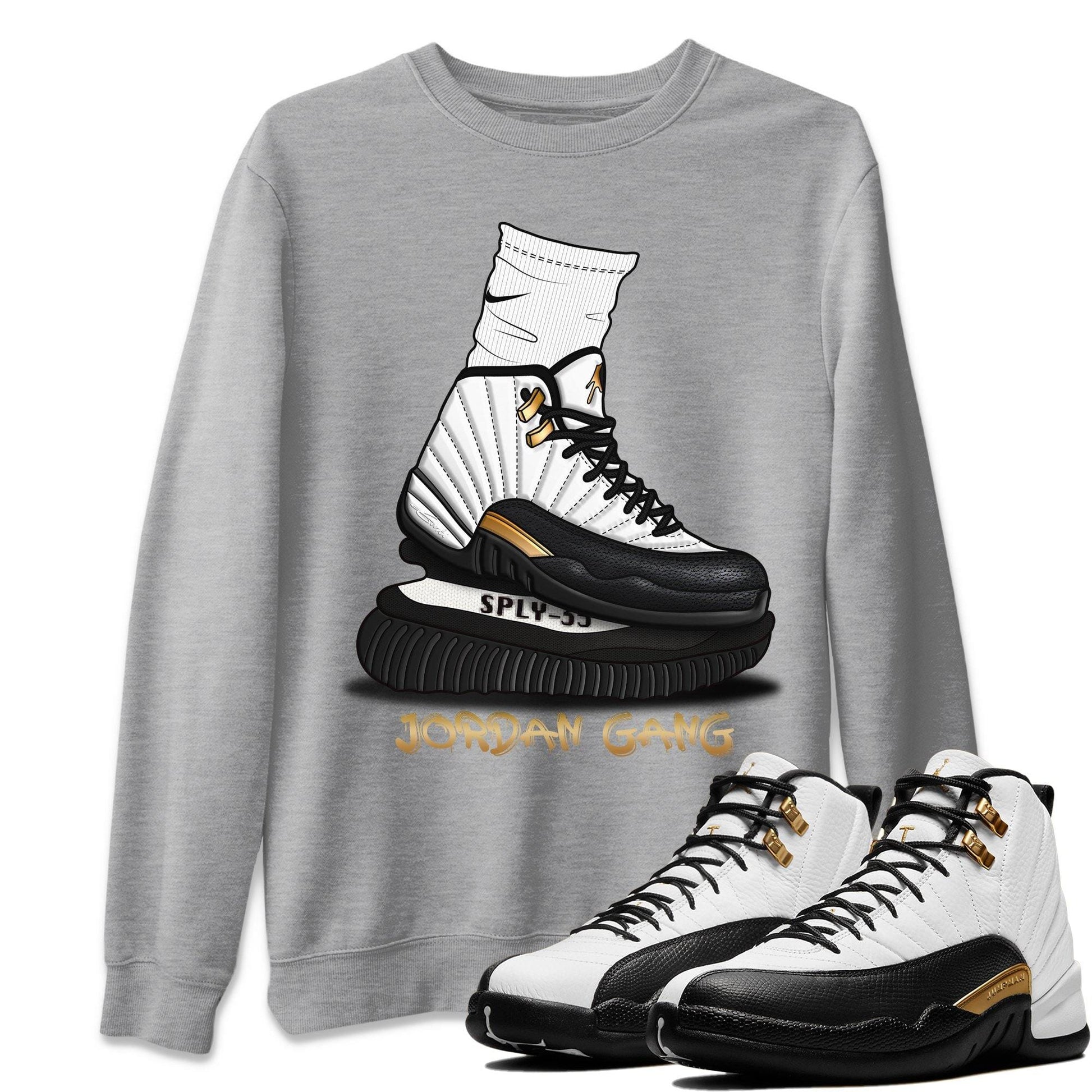 Jordan 12 Royalty Sneaker Match Tees Jordan Gang Sneaker Tees Jordan 12 Royalty Sneaker Release Tees Unisex Shirts