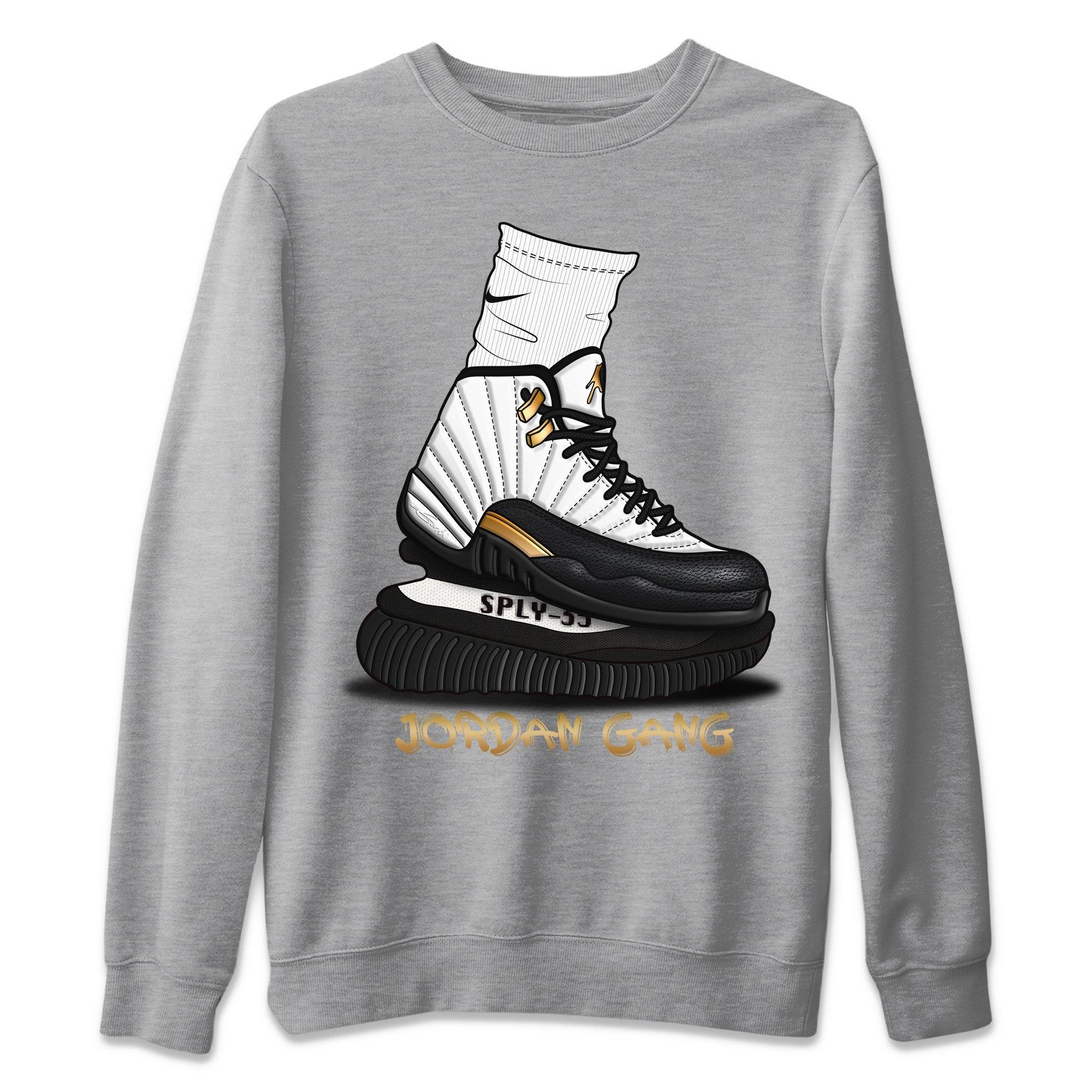 Jordan 12 Royalty Sneaker Match Tees Jordan Gang Sneaker Tees Jordan 12 Royalty Sneaker Release Tees Unisex Shirts