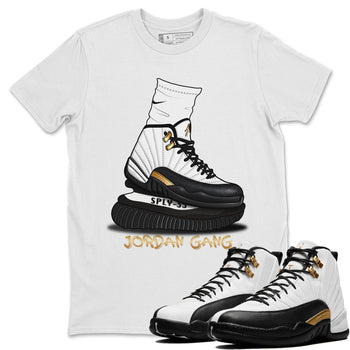 Jordan 12 Royalty Sneaker Match Tees Jordan Gang Sneaker Tees Jordan 12 Royalty Sneaker Release Tees Unisex Shirts