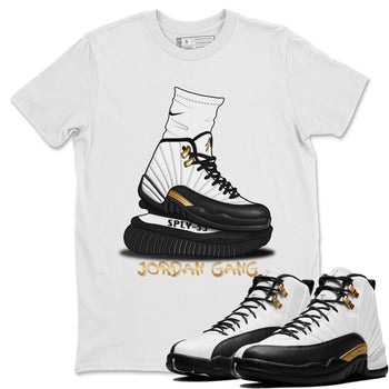 Jordan 12 Royalty Sneaker Match Tees Jordan Gang Sneaker Tees Jordan 12 Royalty Sneaker Release Tees Unisex Shirts