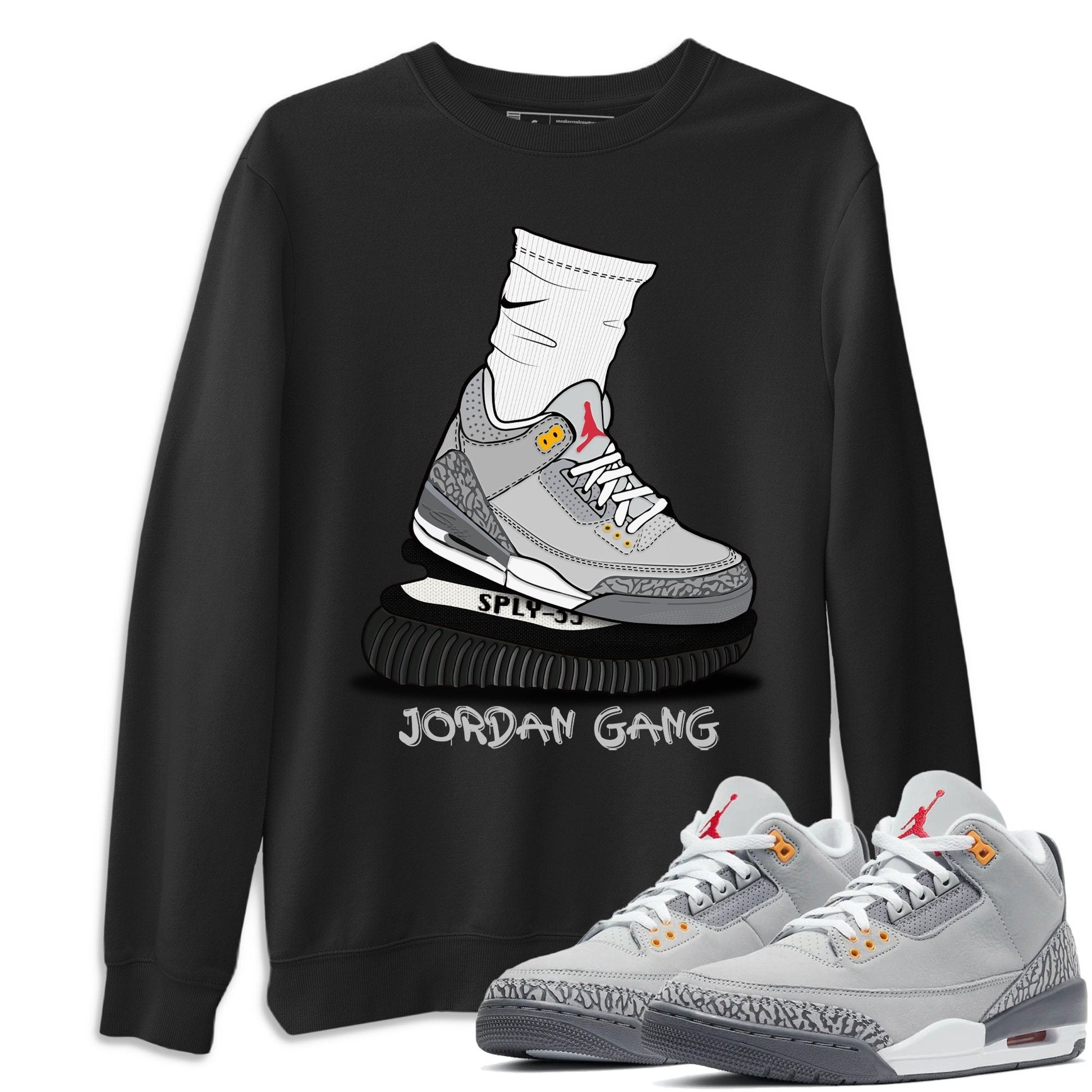 Jordan 3 Cool Grey Sneaker Match Tees Jordan Gang Sneaker Tees Jordan 3 Cool Grey Sneaker Release Tees Unisex Shirts