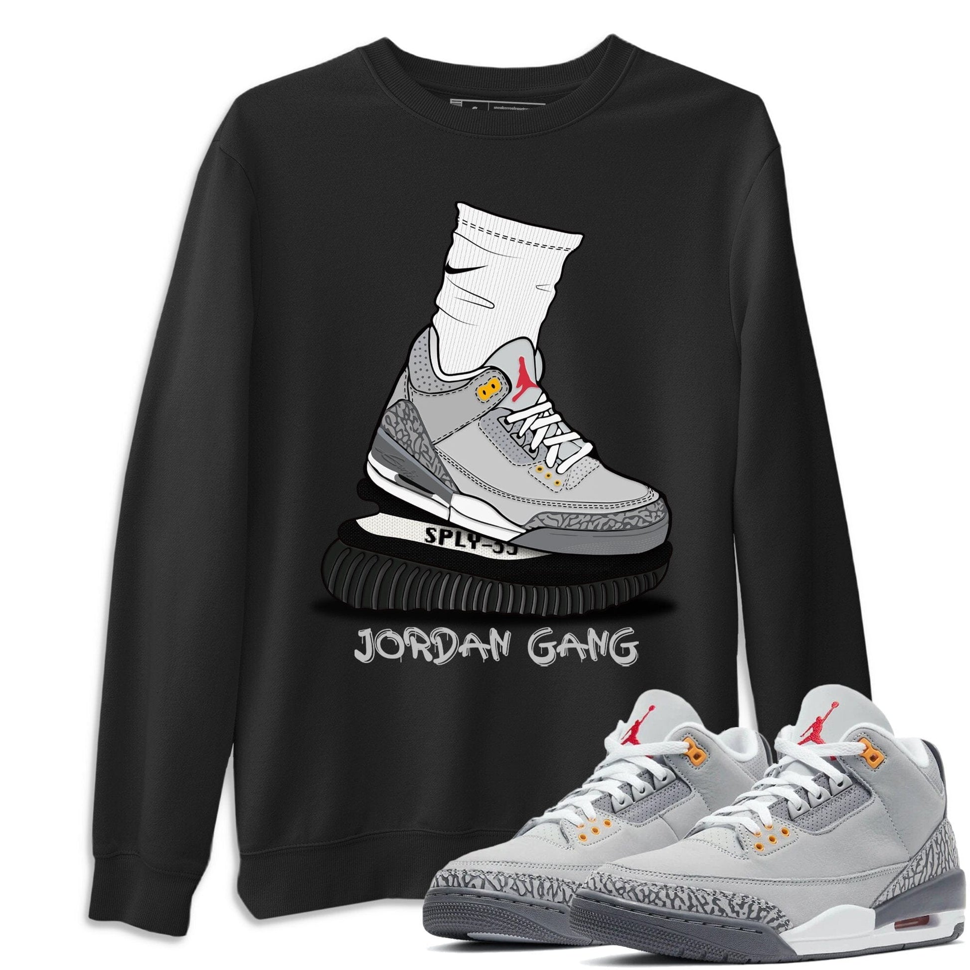 Jordan 3 Cool Grey Sneaker Match Tees Jordan Gang Sneaker Tees Jordan 3 Cool Grey Sneaker Release Tees Unisex Shirts