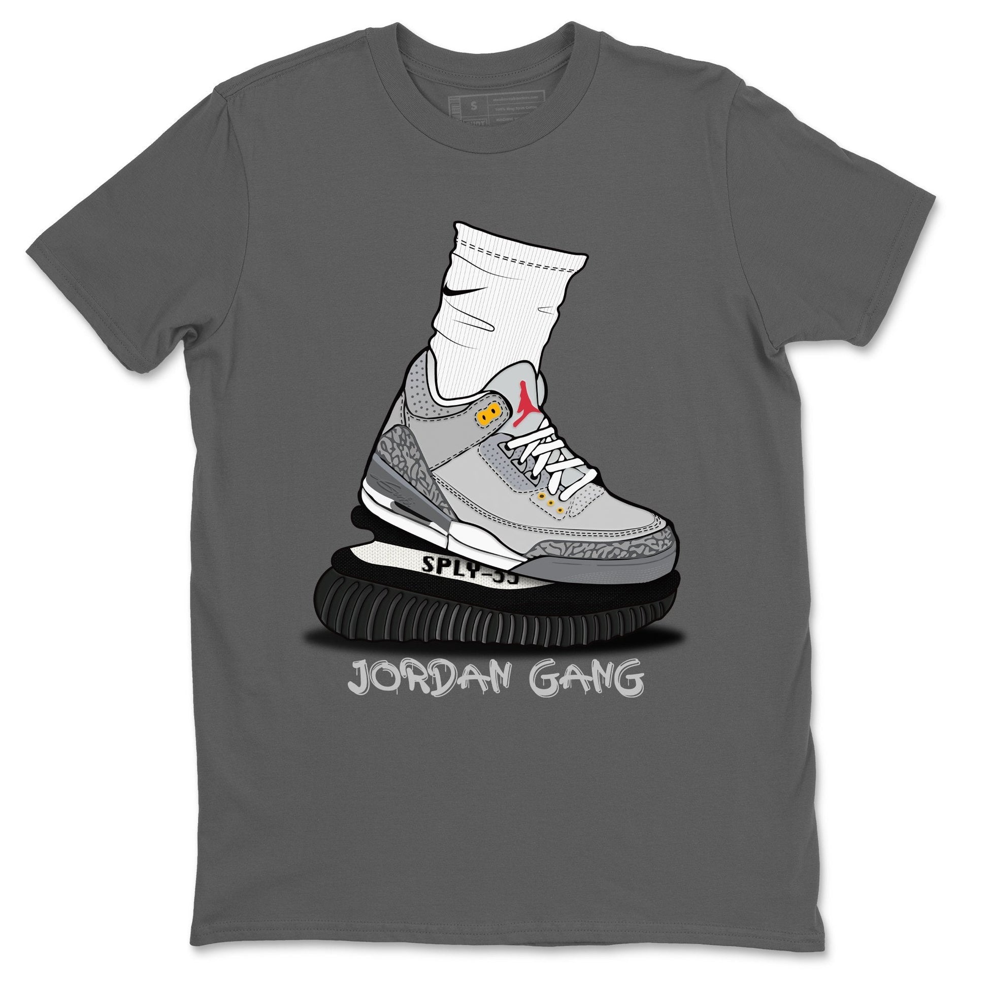 Jordan 3 Cool Grey Sneaker Match Tees Jordan Gang Sneaker Tees Jordan 3 Cool Grey Sneaker Release Tees Unisex Shirts