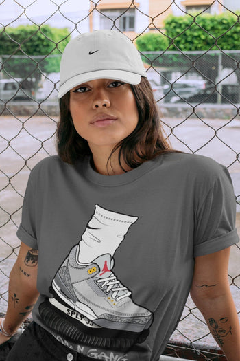 Jordan 3 Cool Grey Sneaker Match Tees Jordan Gang Sneaker Tees Jordan 3 Cool Grey Sneaker Release Tees Unisex Shirts